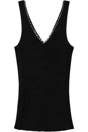 Twin-Set Bead-embellished top