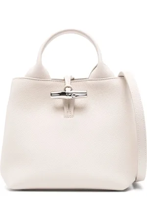 Longchamp Small Le Roseau leather tote bag