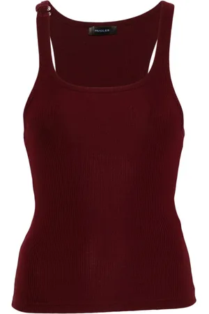 MUGLER Pierced tank top
