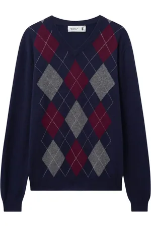 PRINGLE OF SCOTLAND Argyle cashmere jumper