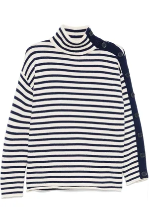 Claudie Pierlot High-neck striped jumper