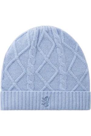 PRINGLE OF SCOTLAND Cable-knit cashmere beanie