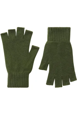 PRINGLE OF SCOTLAND Fingerless cashmere gloves
