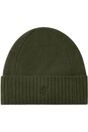PRINGLE OF SCOTLAND Ribbed-edge cashmere beanie