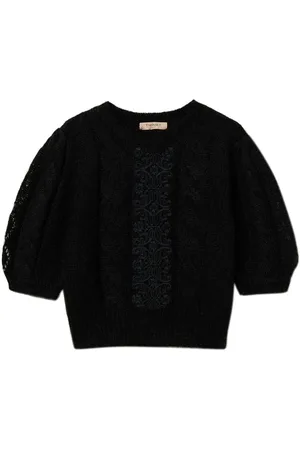 Twin-Set Lace-detailing jumper