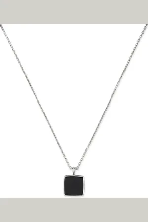 EMANUELE BICOCCHI Square onyx pendant necklace