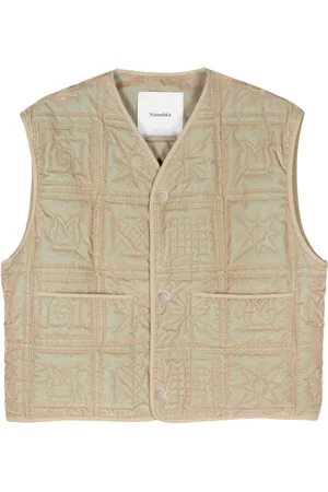 Nanushka Cropped quilted gilet