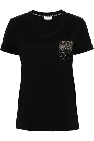 Liu Jo Logo embellished T-shirt