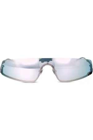 Gucci Shield-frame sunglasses
