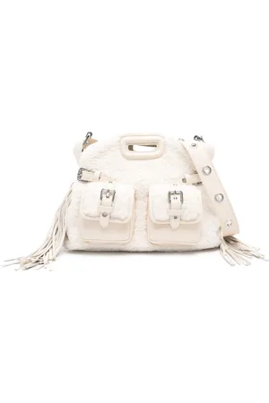 Maje Mini Miss M faux-fur pocket bag