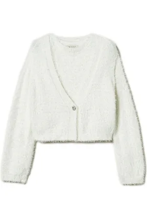 Twin-Set Brushed-finish cardigan