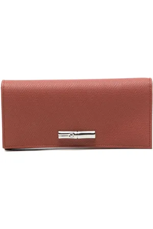 Longchamp Le Roseau leather wallet