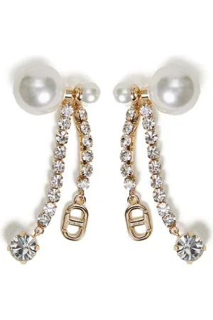 Twin-Set Crystal-embellished earrings