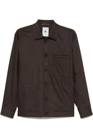 PT Torino Spread-collar shirt jacket