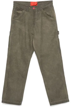 Vision Of Super Embroidered-flames jeans