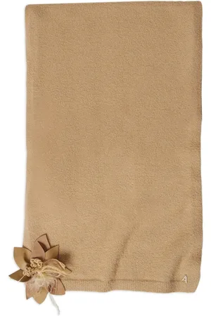 Twin-Set Floral-appliqu?? scarf