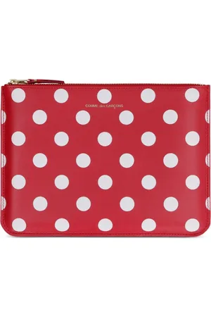 Comme des Garçons Polka-dot clutch bag