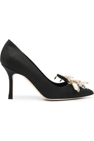 Manolo Blahnik Orientalia 90mm leather pumps