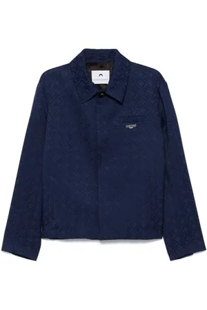 Marine Serre Moon Diamond jacquard jacket