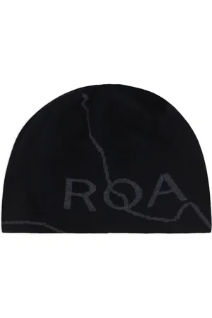 ROA Logo-intarsia beanie