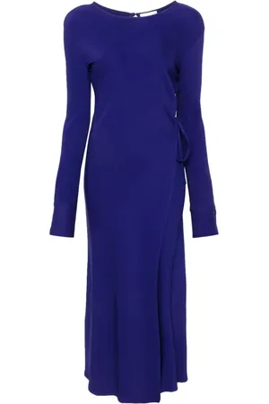 FORTE FORTE Long-sleeve maxi wrap dress