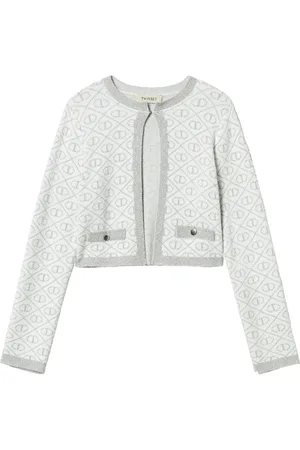 Twin-Set Jacquard knit cardigan