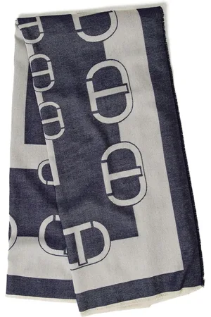 Twin-Set Jacquard knitted scarf
