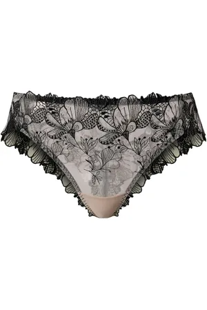 Twin-Set Embroidered tulle briefs