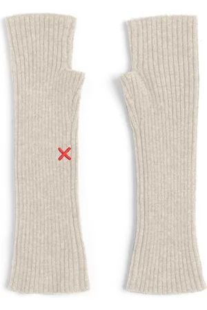 Chinti & Parker Ribbed-knit fingerless gloves