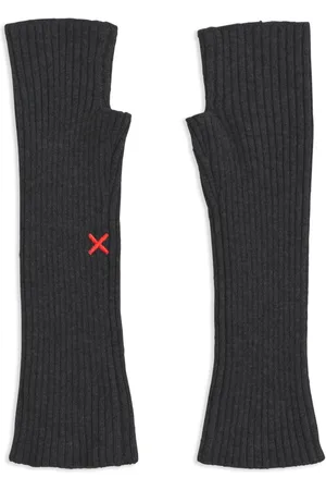 Chinti & Parker Ribbed-knit fingerless gloves