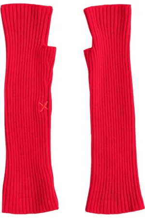 Chinti & Parker Ribbed-knit fingerless gloves