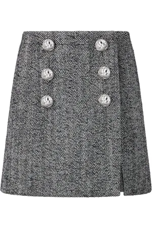 Paco rabanne Herringbone skirt