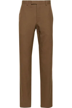 Sandro Pressed-crease knitted trousers