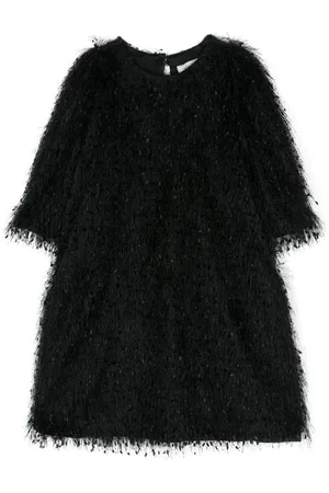 MONNALISA Fringe midi dress
