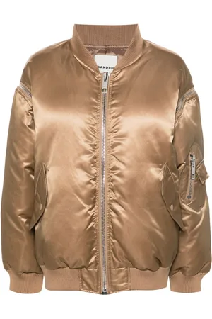 Sandro Detachable-sleeve bomber jacket