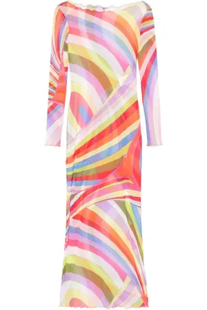 Puccini Iride-print dress