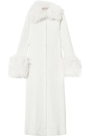 Twin-Set Faux-fur cardi dress