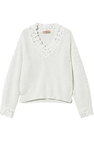 Twin-Set Embroidered-design jumper