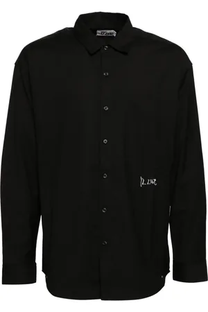 Izzue Embroidered logo cotton shirts