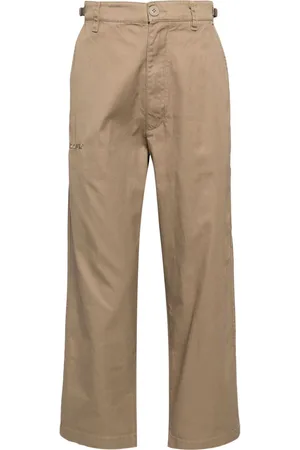 Izzue Logo-embroidered casual trousers