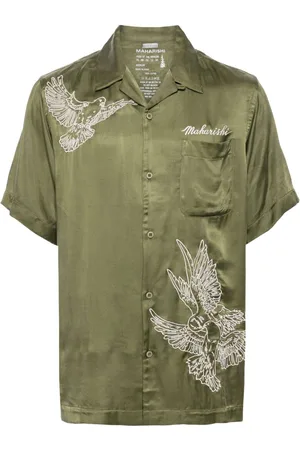Maharishi Peace dove embroidered shirt