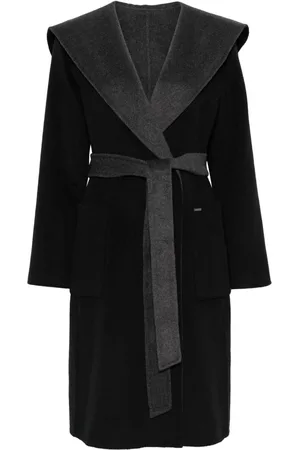 Michael Kors Two-tone hooded coat