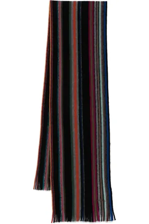 Paul Smith Striped merino-wool scarf