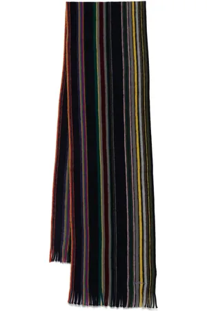 Paul Smith Striped merino-wool scarf
