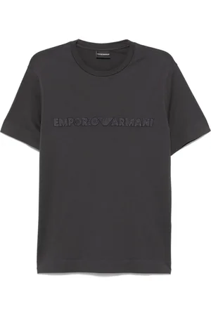 Emporio Armani Logo-embroidered T-shirt