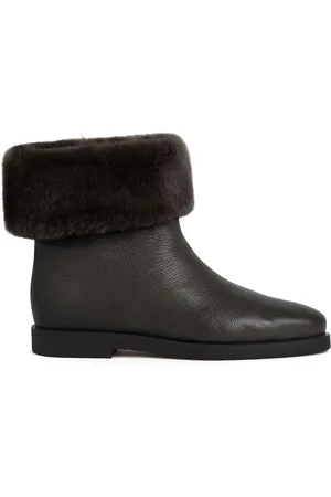 Totême Leather ankle boots