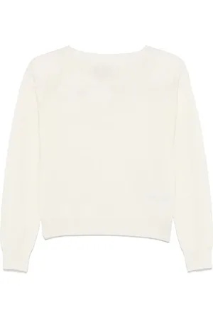 Ermanno Firenze Floral-embroidered sweater