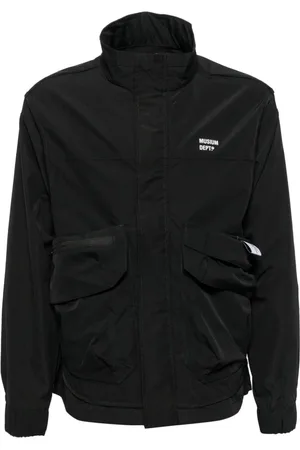 Musium Div. Zip fastening logo print jacket