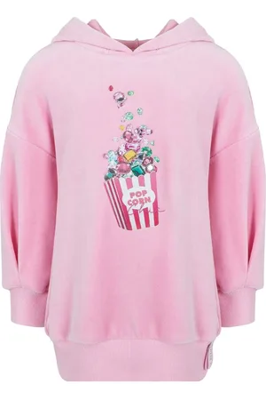 Lapin House Popcorn chic hooded pullover dress