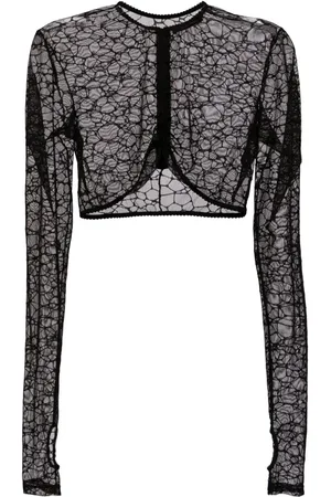 Kiki de Montparnasse Crystalline cropped top